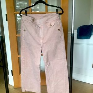 American Eagle salmon colored denim size 8